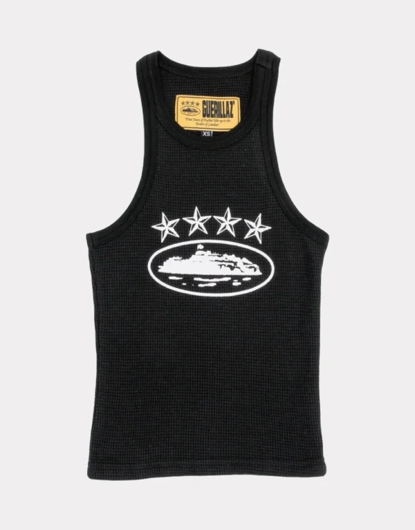 Corteiz 4Starz Alcatraz Womens Tank Top Black