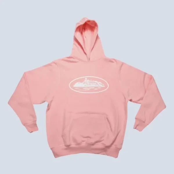 Corteiz Alcatraz Hoodie Baby Pink