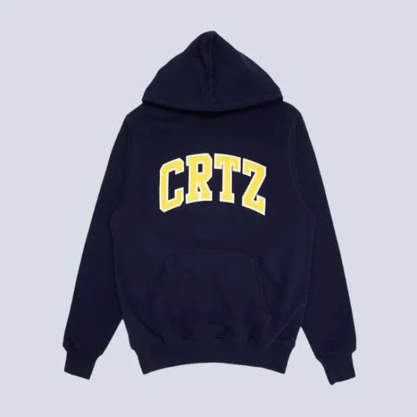 Corteiz Crtz Dropout Hoodie Navy