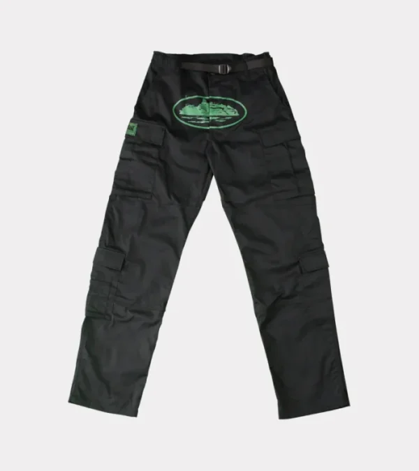 Corteiz Mula Guerillaz BlackGreen Cargos