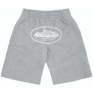 Corteiz OG Alcatraz Shorts in Heather Grey