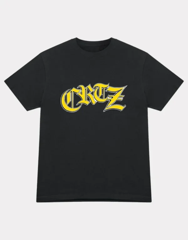 Corteiz Old English T-Shirt Black