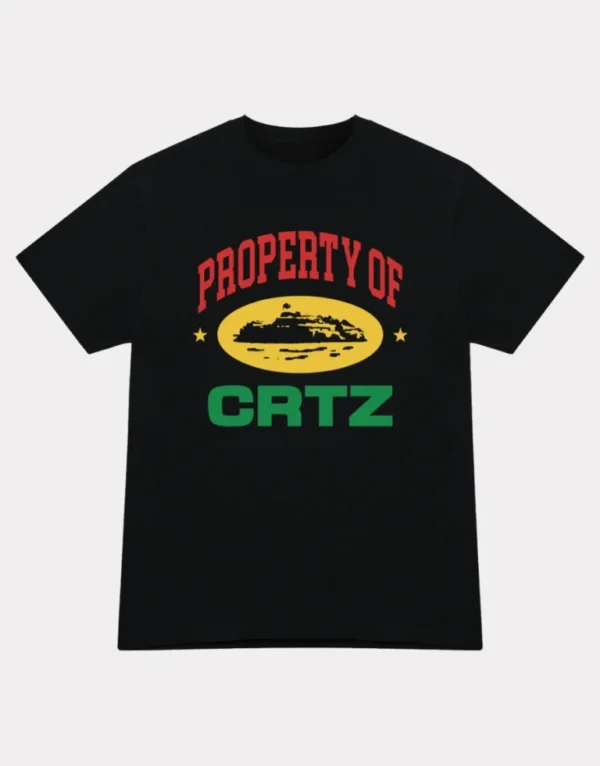 Corteiz Property Of Crtz Carni T-shirt Black