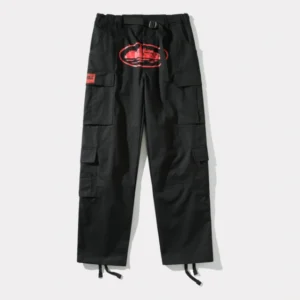 Corteiz Purp Guerillaz BlackRed Cargos