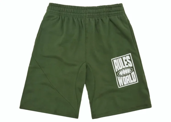 Corteiz RTW Shorts in Forest Green