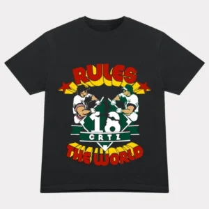 Corteiz Rtw Baseball T-Shirt Black