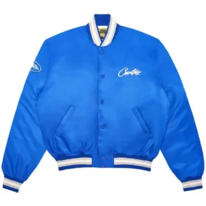 Corteiz Stadium Jacket in Royal Blue