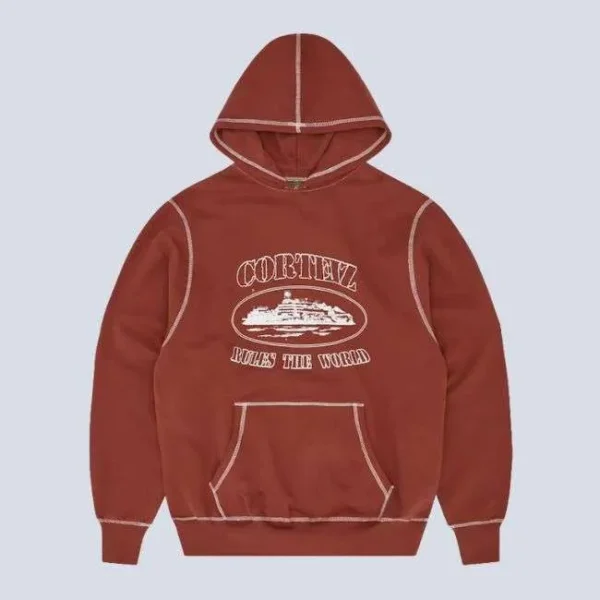 Corteiz Superior Hoodie Rust